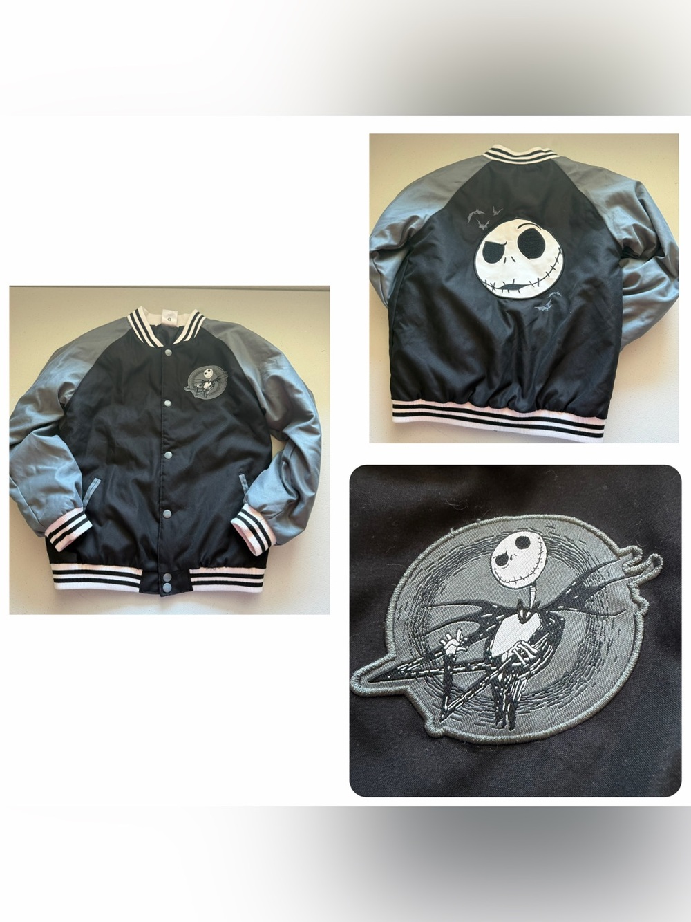 Disney Nightmare Before Christmas varsity jacket kids